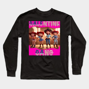 Galentine gang line dance Long Sleeve T-Shirt